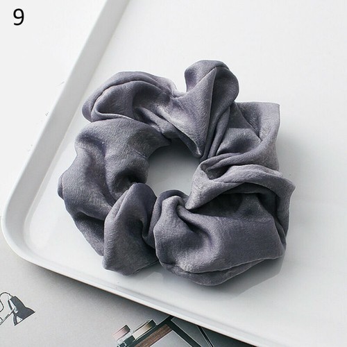 Women Girls Elastic Scrunchies Ponytail Hair Rubber Band Flowers Hair Rope Rings - Picture 21 of 68