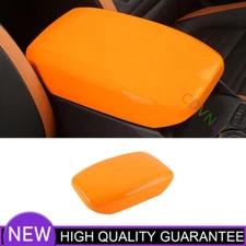Car Armrest Box Cover Trim Protector Fit For Ford Ranger 2023-2024 Bright Orange