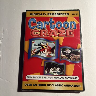 Felix The Cat & Friends Neptune Nonsense Cartoon Craze DVD New / Sealed