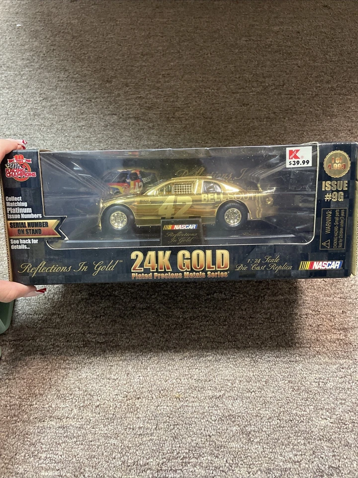 Ken Schrader 1/24 50 Aniversario 24K Oro Carreras Campeones Nascar FIRMADO Foto 2 de 4