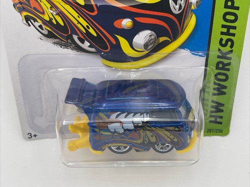 Hot Wheels Volkswagon Kool Kombi Blue/Yellow 201/250 HW Workshop HW Garage 2014 - Picture 4 of 9
