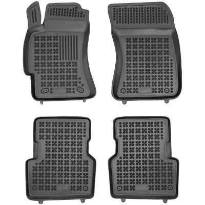 Gummi Rezaw-Plast Fußmatten für Subaru Forester II 2002-2008 Gummi-Autoteppich-S