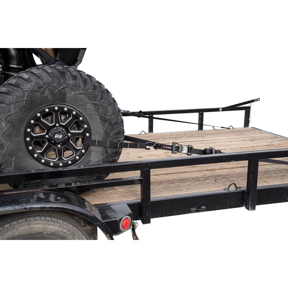 TUSK UTV Tire Tie Down Transport Strap Kit RZR Maverick X3