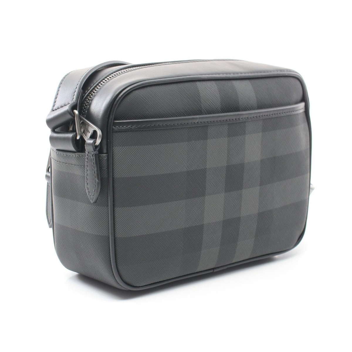 BURBERRY PADDY Shoulder Bag 8074099 canvas leather Gray