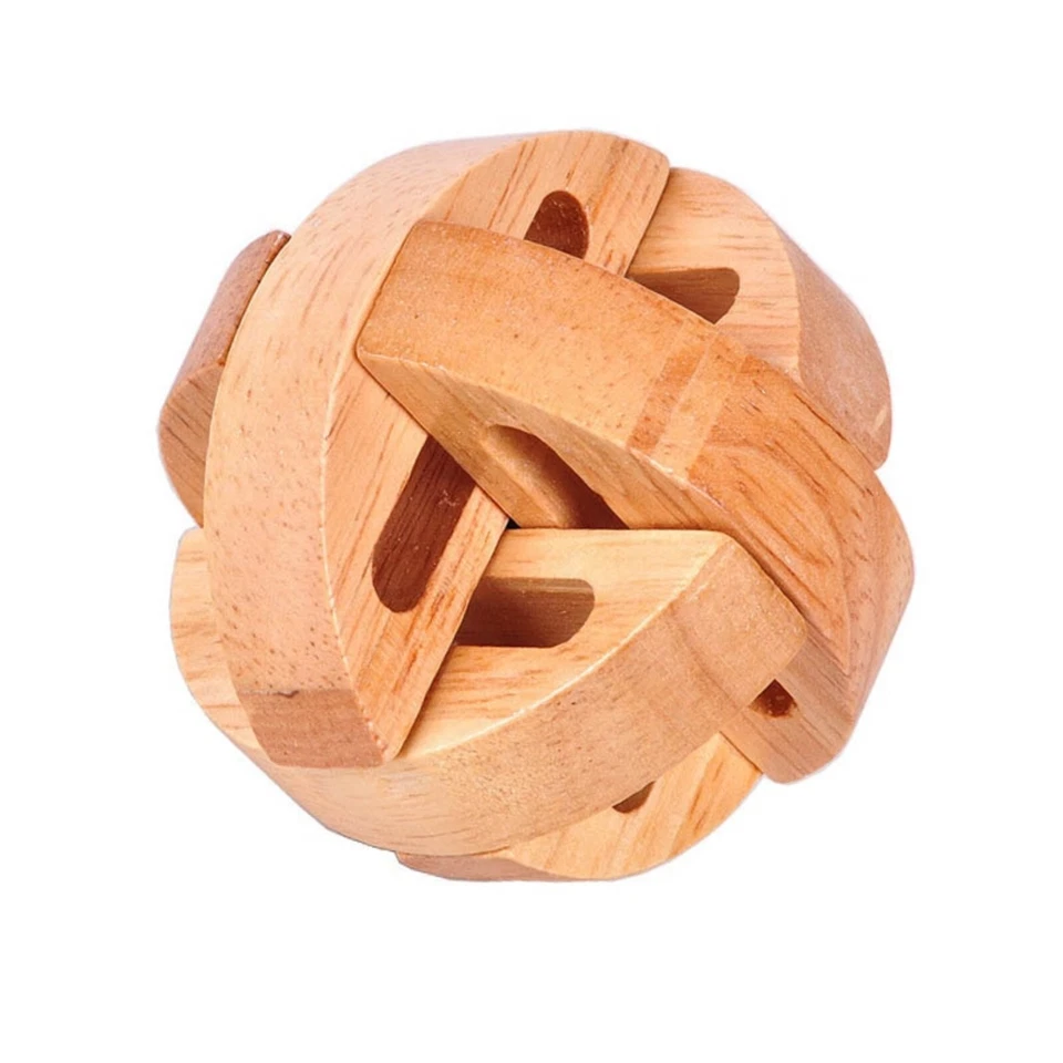 Luban Lock. Wood Puzzle. Intelligence Game. 3D Brain Teaser - Image 2 of 3