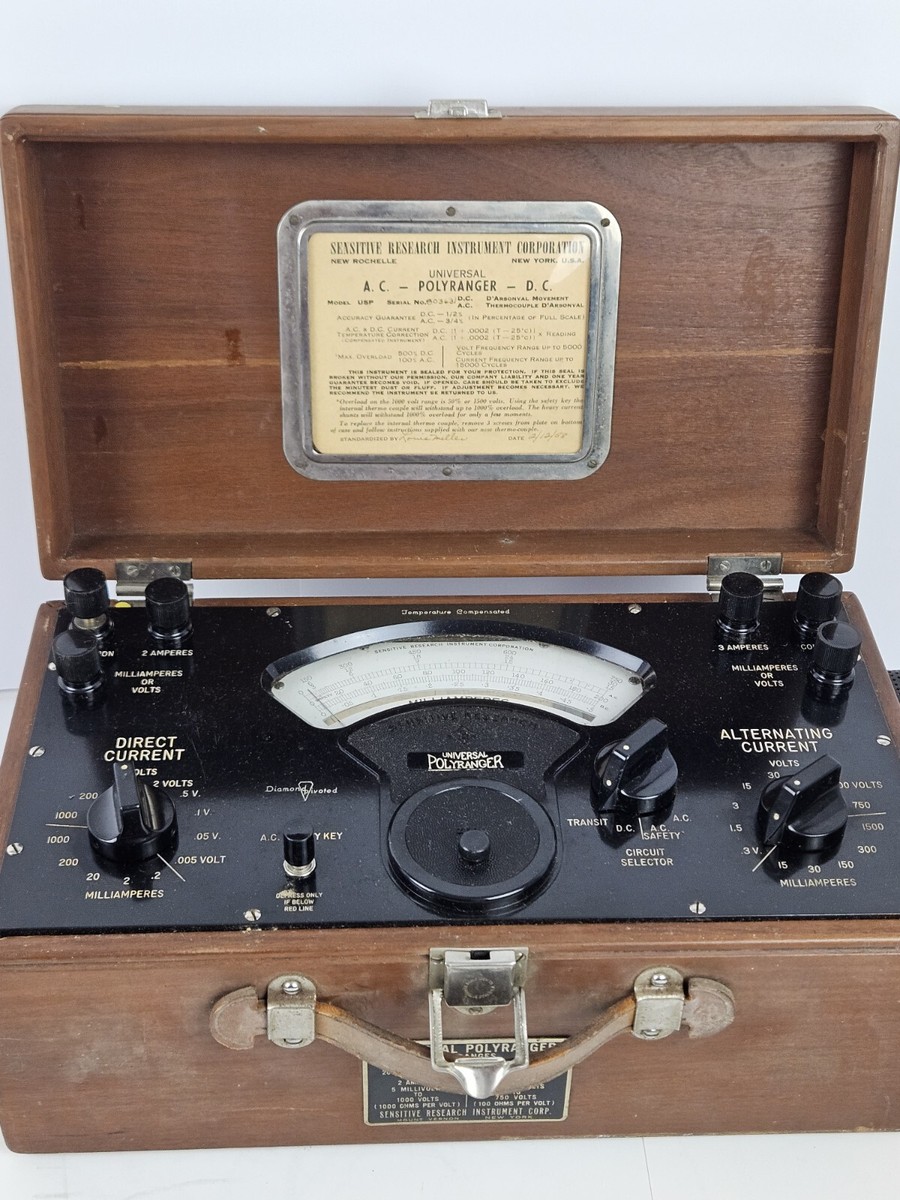 1958 Sensitive Research Instrument Co UNIVERSAL POLYRANGER