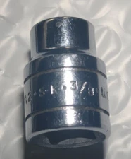 SK TOOLS 45112, 3/8" DRIVE, 3/8" SOCKET, SHALLOW, 6 POINT.