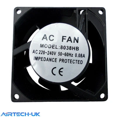 Axial Backofen Kühl-Gefrierkombination Lüftermotor 80x80x38 mm Gastronomie Kühlung