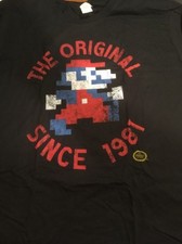 Nintendo Mario The Original Since 1981 Adult Size XL T-Shirt Loot Crate