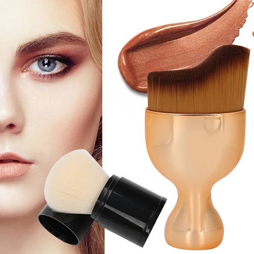 Curved Foundation Brush Blush Brush Soft Makeup Brushes Cosmetic Makeup