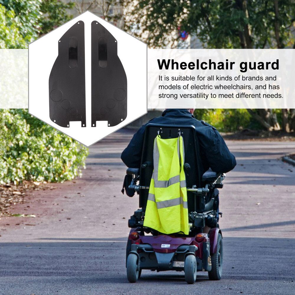 2pcs Plastic Side Guard Wheelchair Skirt Guard Wheelchair Side Clothing