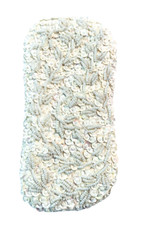 1960's White MICRO BEAD  Sequin EYEGLASS or SUNGLASS Case EXCELLENT Condition