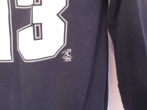 VINTAGE NEW YORK YANKEES HOODIE SWEATSHIRT ALEX RODRIGUEZ YOUTH SIZE SMALL - Picture 4 of 10