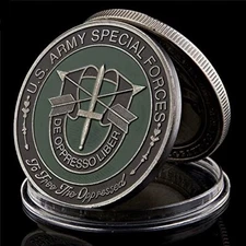 Challenge Coin: ARMY Special Forces Green Beret