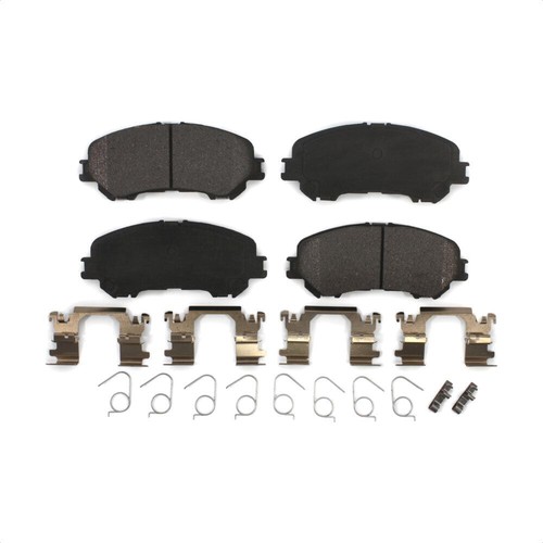 For Nissan Rogue Sport Qashqai Front Coat Disc Brake Rotor Semi-Metallic Pad Kit - Picture 4 of 12