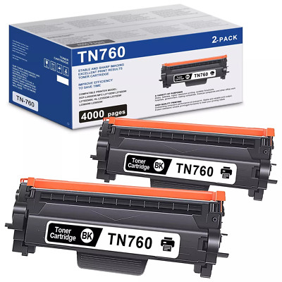 TN760 TN730 Toner Cartridge Replacement for Brother DR 730 MFC-L2710DW Black