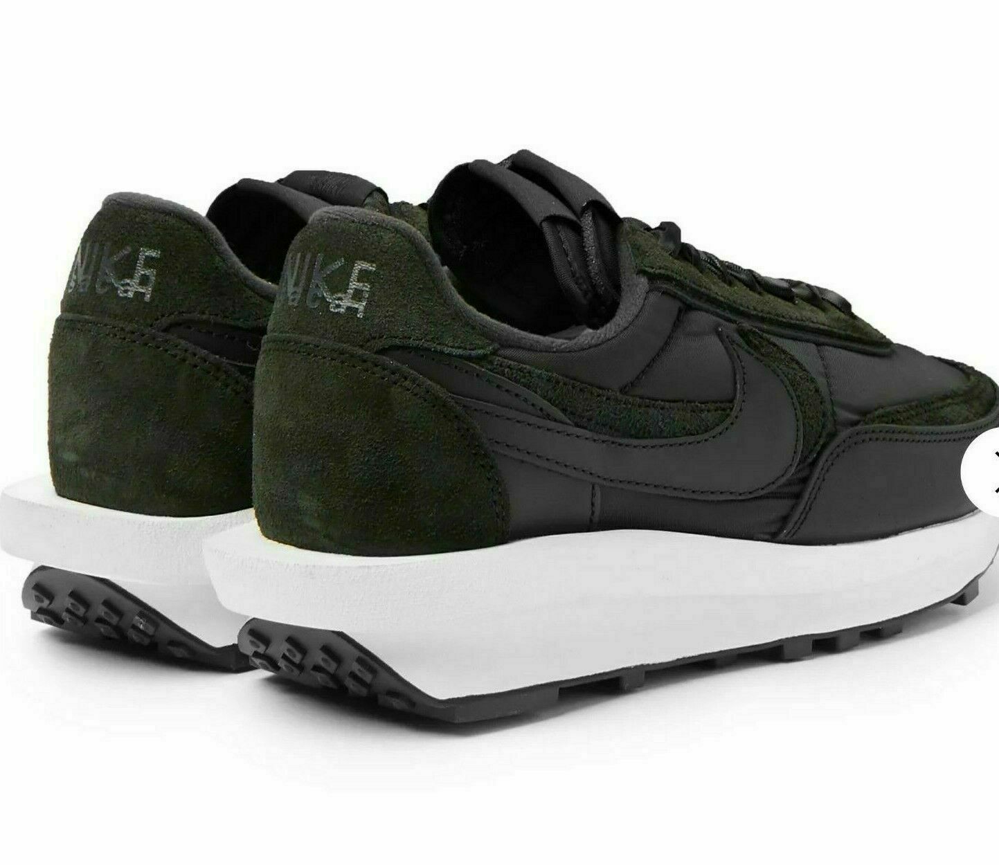 Sacai X Nike Ldwaffle Black Trainers Sneakers Shoes 9.5 43