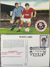 Manchester United v Barnsley 1998 Postcard