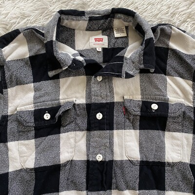 Lot De 2 Chemises à Carreaux Homme Levi's / Helix - Taille L, Manches Longues, Occasion
