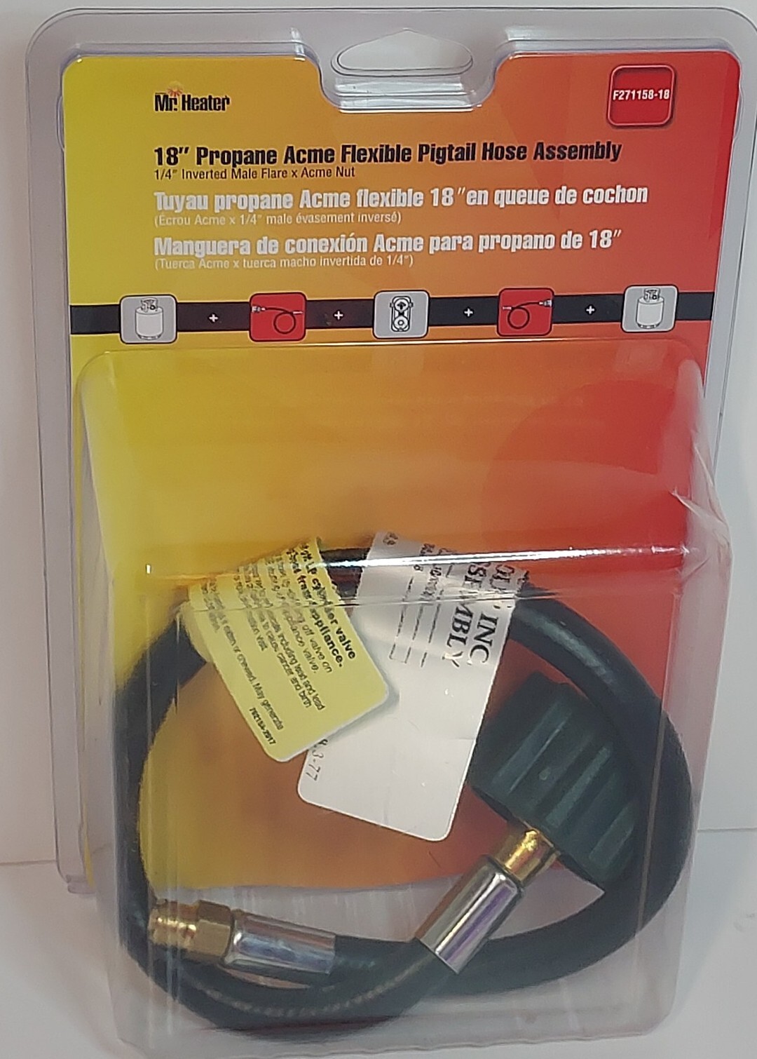 Mr. Heater F271158-18 Propane Hose (089301158184) for sale online | eBay