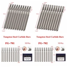 Dental FG Burs High Speed Handpiece Round Carbide Tungsten Steel FG701/FG702 FG