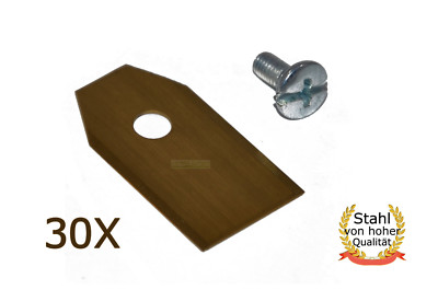 30X 3,5CM Titan Messer für Gardena Mährobot R165 R180 Sileno + City Plus Smart