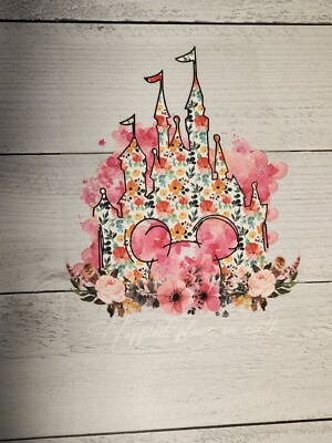 Happiest Place on Earth Ready to Press Heat Transfer Screen Print DTF Transfer