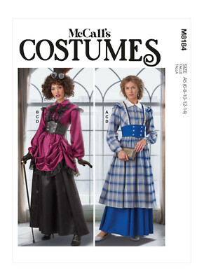 Schnittmuster Gothic-Cosplay- Steampunk (2) Gr.40-48