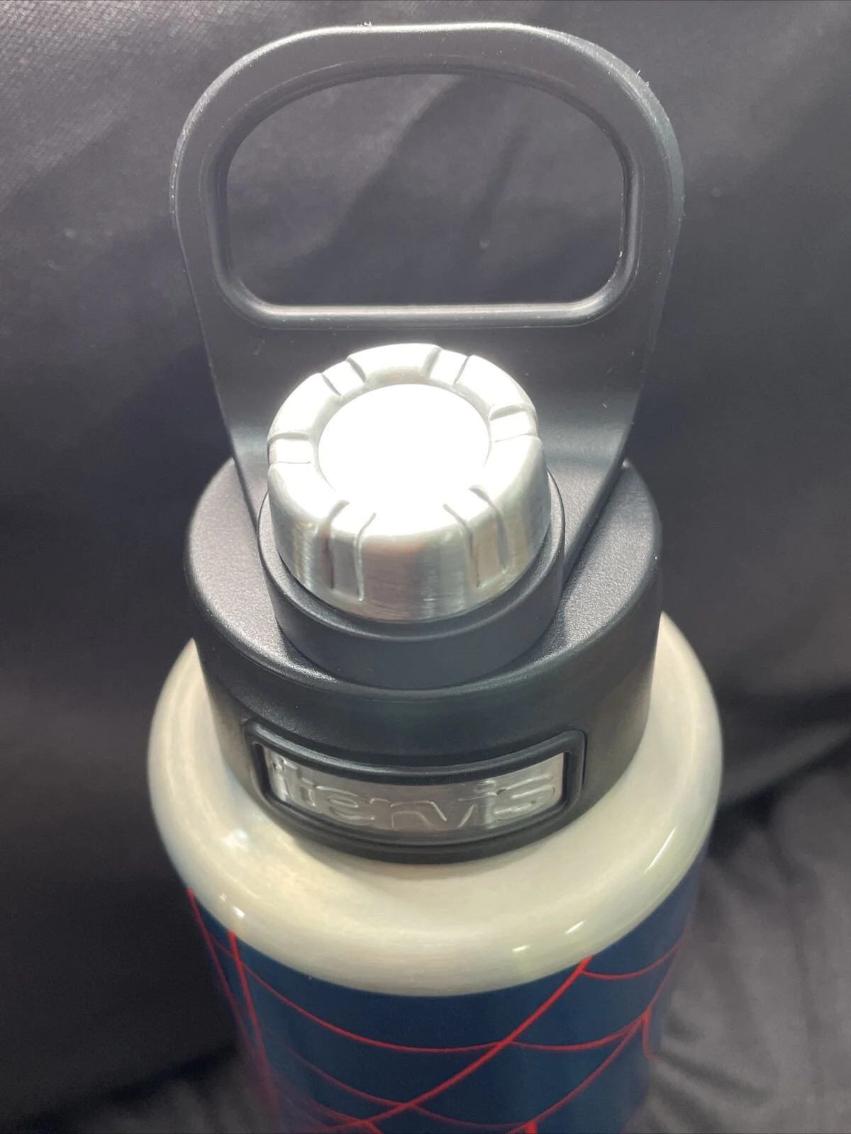 Tervis Spiderman Web Embossed Stainless Steel Wide Mouth Bottle Delux Lid Spout