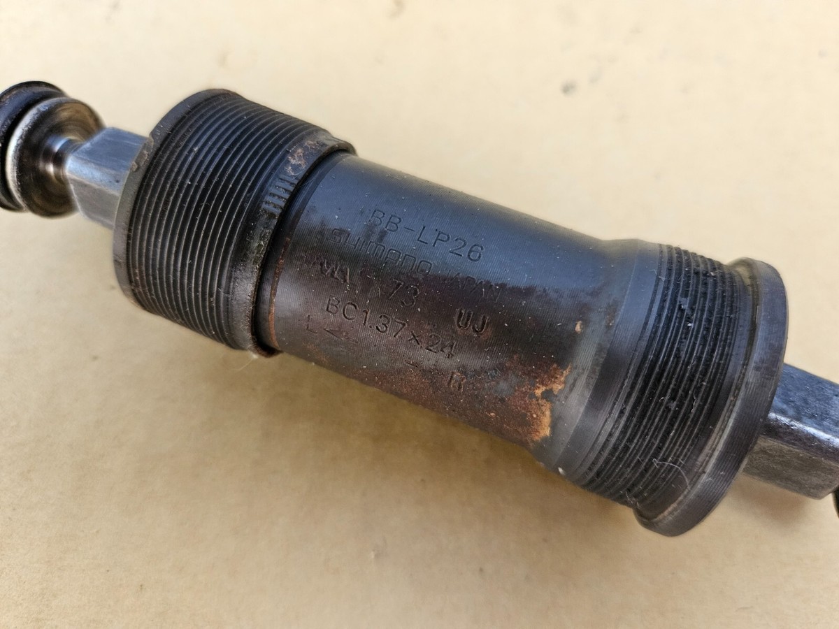 Vintage Shimano BB-LP26 Cartridge Bottom Bracket 73mm Shell 113mm