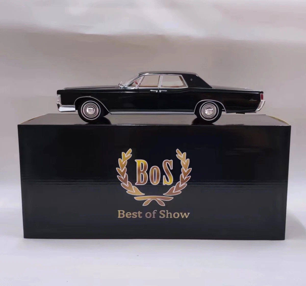 BOS model 1/18 LINCOLN CONTINENTAL SEDAN 1968 black 001 | eBay