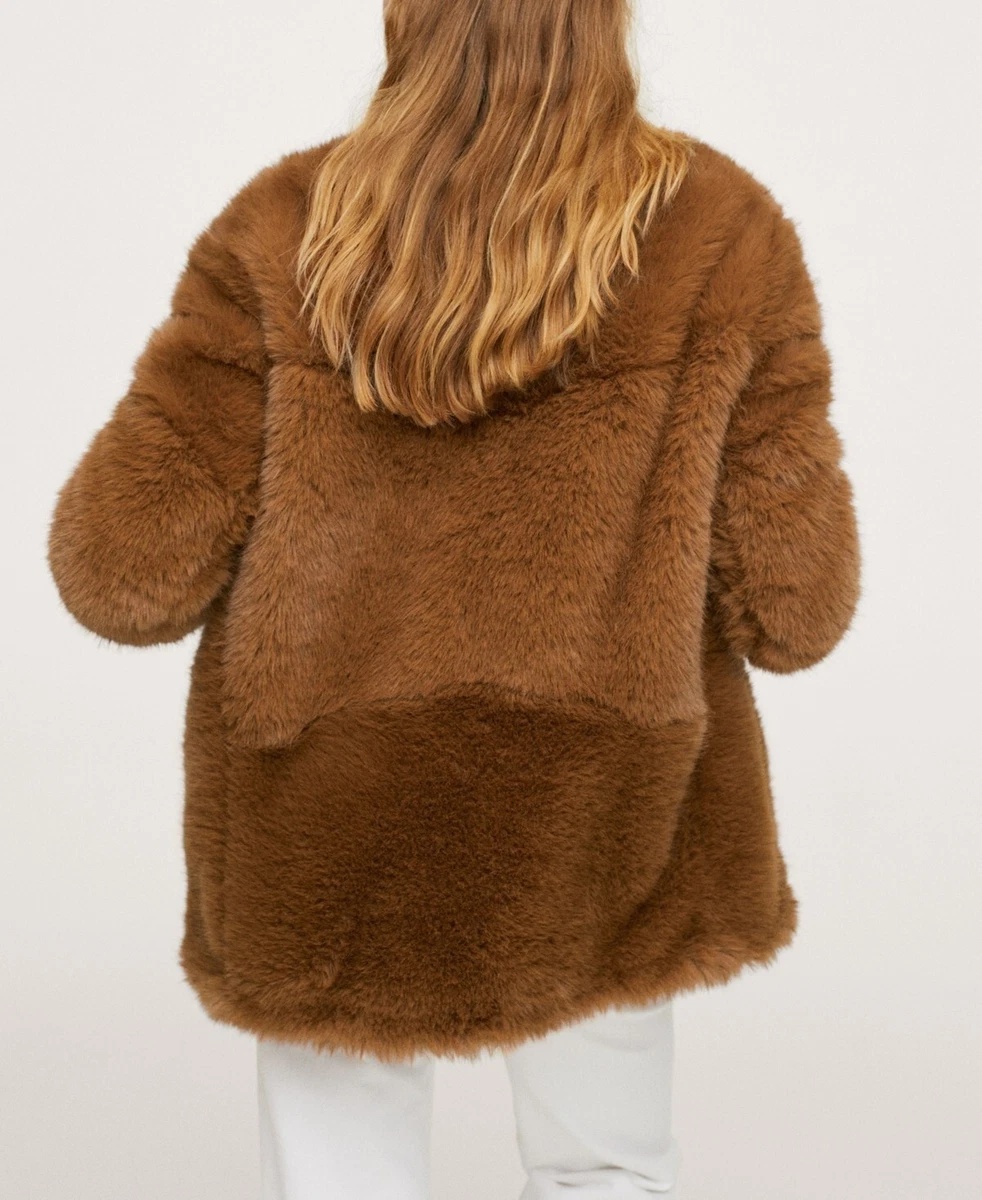 Mango teddy bear clearance coat