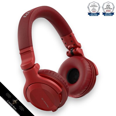 Pioneer HDJ-CUE1BT DJ Headphones Bluetooth Wireless Technology Matte Red New