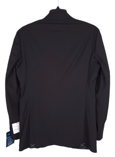 Kenneth Cole Reaction Men's Slim-Fit Stretch 2-Piece Suit Navy Red 36R 29x32 NWT - Picture 4 of 13