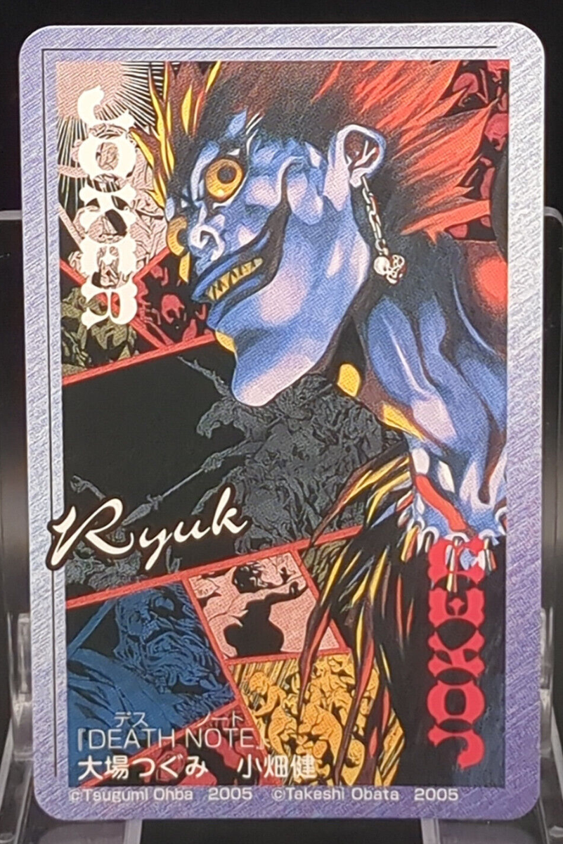 Ryuk Shinigami DEATH NOTE Trump Mini playing cards Weekly Shonen