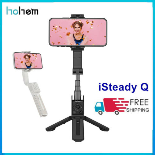 Hohem iSteady Q Mobile Selfie Stick Gimbal Stabilizer AI Face Track Tripod Kit - Picture 1 of 6
