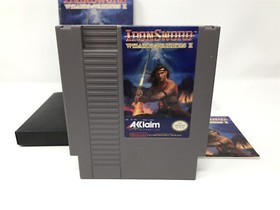 Iron Sword: Wizards & Warriors II - Nintendo NES - Complete In Box CIB 