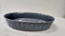 Mikassa Ultrastone Oven to Table Oval Baking Dish 10" Gray