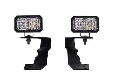 Diode Dynamics Clear SSC2 Pro 6000K Ditch Light Kit For 2015-2021 Subaru WRX/STi