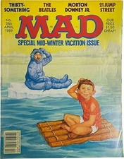 1989, April, Mad Magazine #286 Thirty Something, The Beatles, Morton Downy Jr.