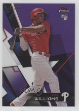 2018 Topps Finest Purple Refractor 43/250 Nick Williams #83 03yj