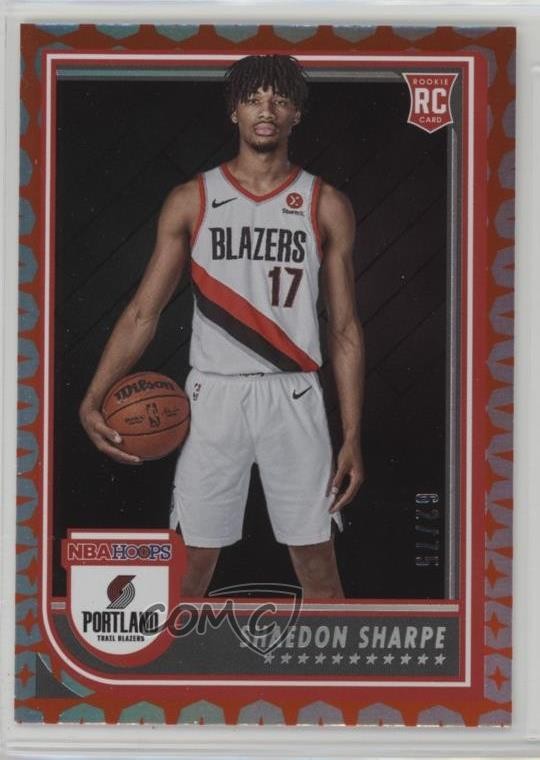 2022-23 Panini NBA Hoops Rookies Gravity 62/75 Shaedon Sharpe #237 3g6