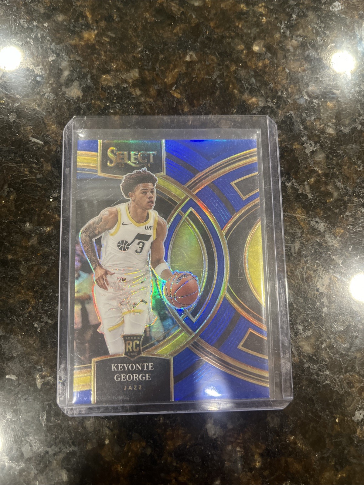 2023-24 Panini Select - Premier Level Keyonte George #109 Blue Prizm (RC)