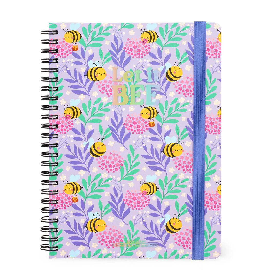 Agenda 12mesi Settimanale Spirale Large Bound Bee 2026 | Legami
