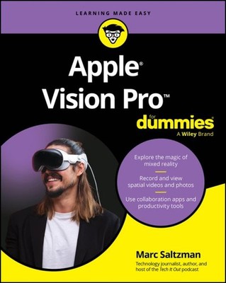 Apple Vision Pro for Dummies, Paperback by Saltzman, Marc, Brand New, Free sh...