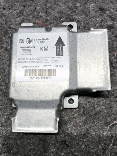 Opel Vectra C Signum SRS Unit Airbag Steuergerät 13186948 KM Siemens 5WK43654