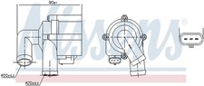 Pompe à eau Volvo 122