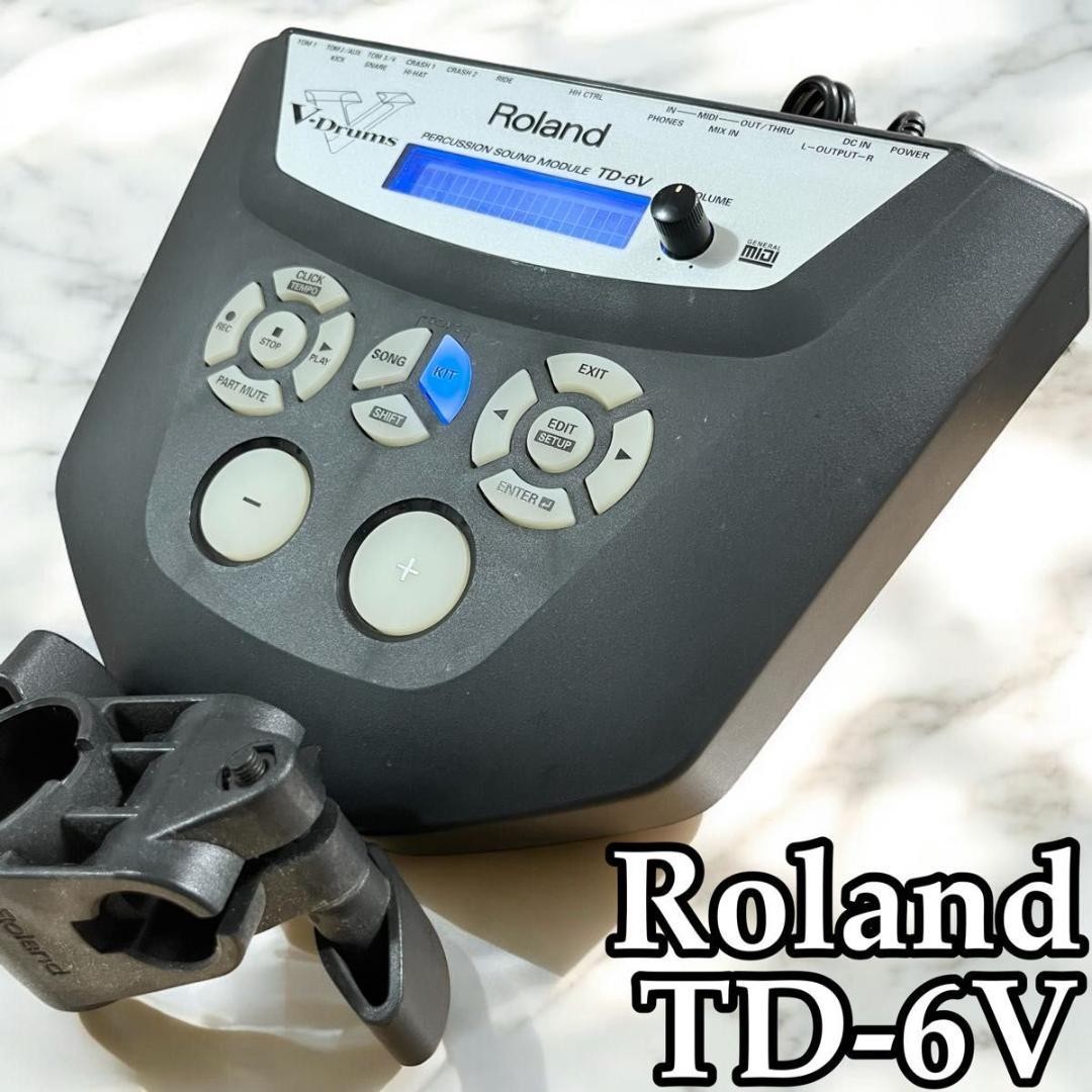 Roland TD-6V パーカッションサウンドモジュール V-Drums Roland TD-6V V-Drum Percussion Sound Module | eBay