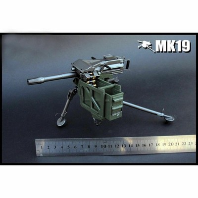 ZYTOYS 1/6 Scale MK19 Automatic Grenade Launcher Model for 12'' Action Figure