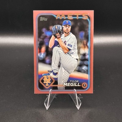 2024 Topps #368 Tylor Megill Mother's Day Hot Pink #/50